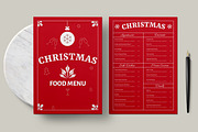 Christmas Food Menu, a Stationery Template by MightyDesign (Thumbnail 1 of 8)