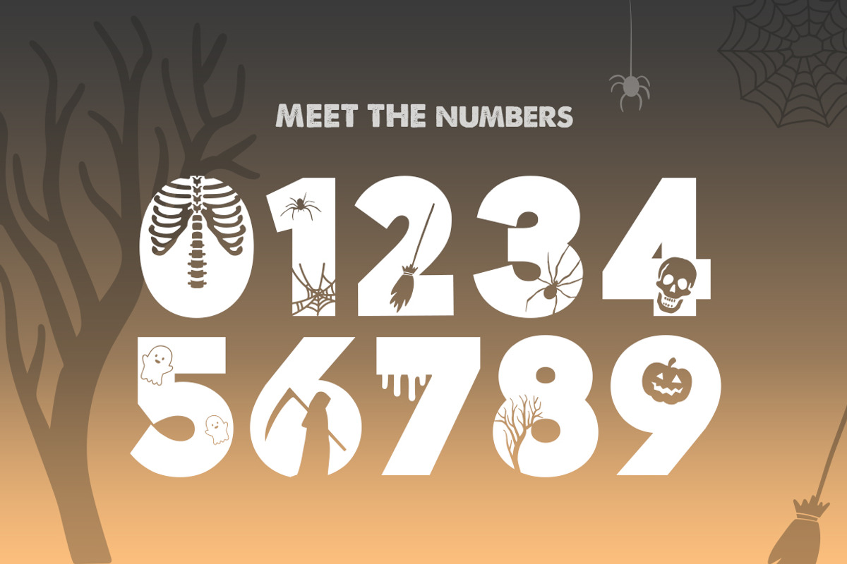 Trick or Treat Silhouette Font, a Font by Salt & Pepper Designs (Photo 3 of 5)