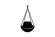 Hanging Egg Chair Silhouette Bundle, an Illustration by Designer_Momina (Thumbnail 17 of 51)