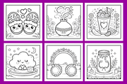 That Girl Stress Relief Coloring, a Decorative Illustration by Coco Bloom (Thumbnail 2 of 4)