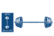 Skull & Dumbbells Design, a Sport Illustration by CarWrap design (Thumbnail 3 of 4)