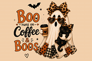 Coffee Halloween Tshirt Png Bundle, a Seasonal Illustration by Daisy Design (Thumbnail 4 of 9)