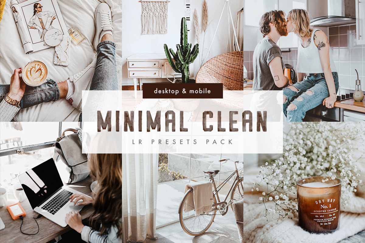 Minimal Clean Lightroom Presets Pack, a Preset Add-On by URSAL Supply (Photo 1 of 7)