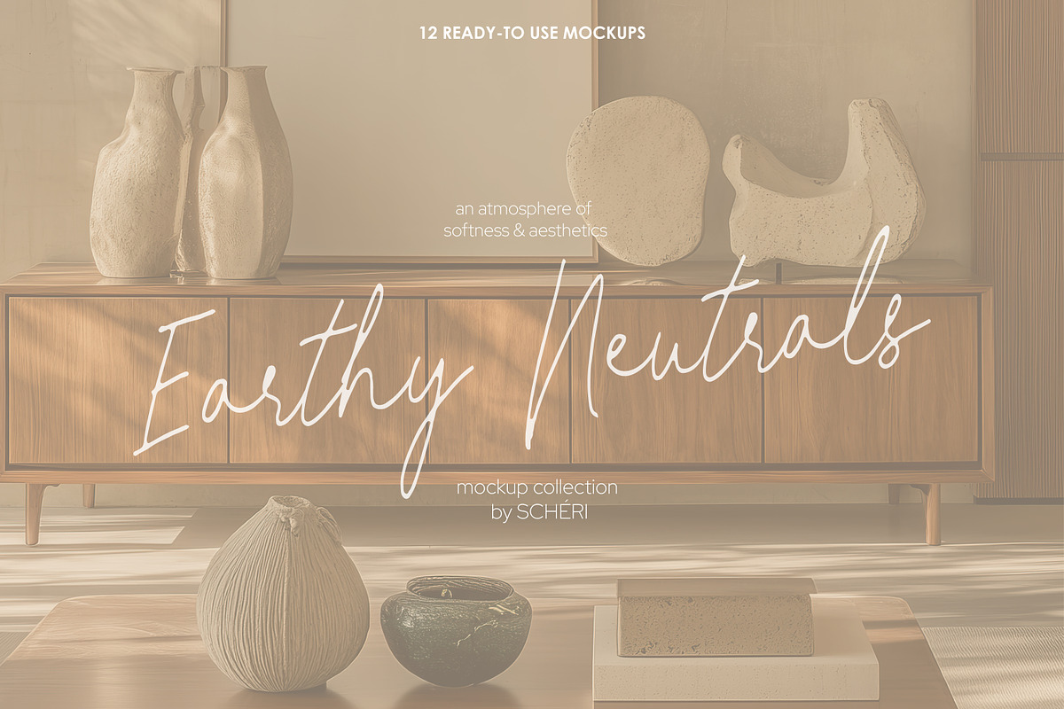 EARTHY NEUTRALS | Frame mockup set, a Household Mockup by SCHÉRI (Photo 2 of 13)