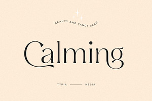 Calming Serif