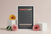 Pages and Cards with Flowers Mockups, a Mockup by Luuqas Design (Thumbnail 4 of 9)