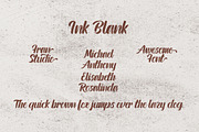 Ink blank brush font, a Script Font by Franstudio (Thumbnail 5 of 7)