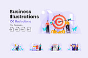 Business Illustration Bundle, a Templates & Theme by Triangle Squad (Thumbnail 1 of 12)
