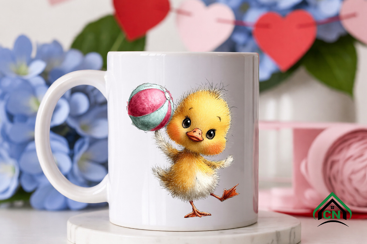 Summer Ducklings Clipart PNG, an Illustration by Craft Nest (Photo 8 of 12)