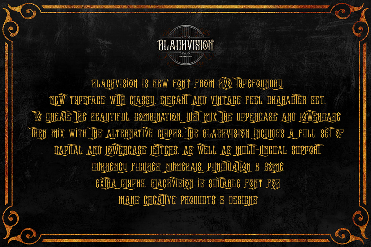 The Black vision (intro sale) preview 2