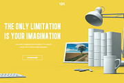 3D Hero/Header Constructor, a Books & Magazine Mockup by Madebyvadim (Thumbnail 5 of 6)
