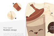 6x Women T-shirt Ghost Mock-ups Set, a Books & Magazine Mockup by Apparel_Mockups (Thumbnail 10 of 23)