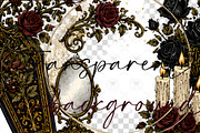 Vintage Gothic Coffin Clipart, a Decorative Illustration by BigCakeBee (Thumbnail 2 of 4)