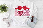 Glitter Crochet Yarn Valentine Png, an Illustration by Craft Nest (Thumbnail 4 of 5)