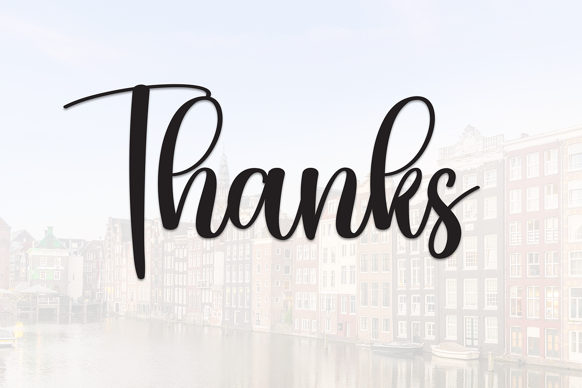 Amsterdam | Script Font, a Handwritten Font by Scratchones (Photo 8 of 8)