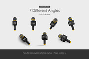 Microphone Mockup Set, a Device Mockup by Country4k (Thumbnail 4 of 4)