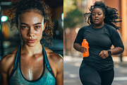 91 Fitness women, a Sports & Recreation Photo by Handmadefont (Thumbnail 5 of 17)