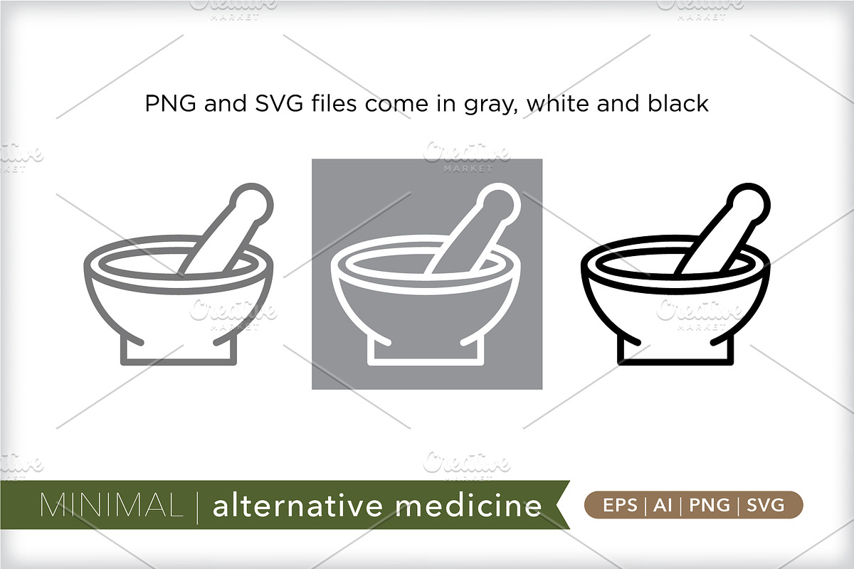 Minimal alternative medicine icons, an Outline Icon by Picture Window (Photo 2 of 5)