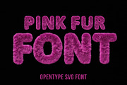 Pink Fur Font, a Font by Handmadefont (Thumbnail 1 of 9)