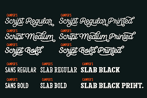 Camper Font Pack