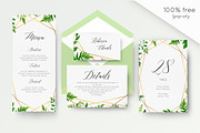 Wedding collection - Greenery gold, an Invitation Template by Alewiena (Thumbnail 2 of 4)