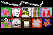 Brutal Social Media Set 10 Template, a Social Media Template by Dirtybarn (Thumbnail 4 of 5)