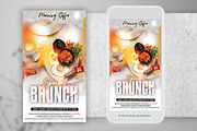 Brunch Morning Instagram Flyer (PSD), a Flyer Template by PixelsDesign (Thumbnail 2 of 2)