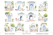 Moroccan Aesthetic Summer Clipart, an Illustration by MockupWizard (Thumbnail 2 of 6)