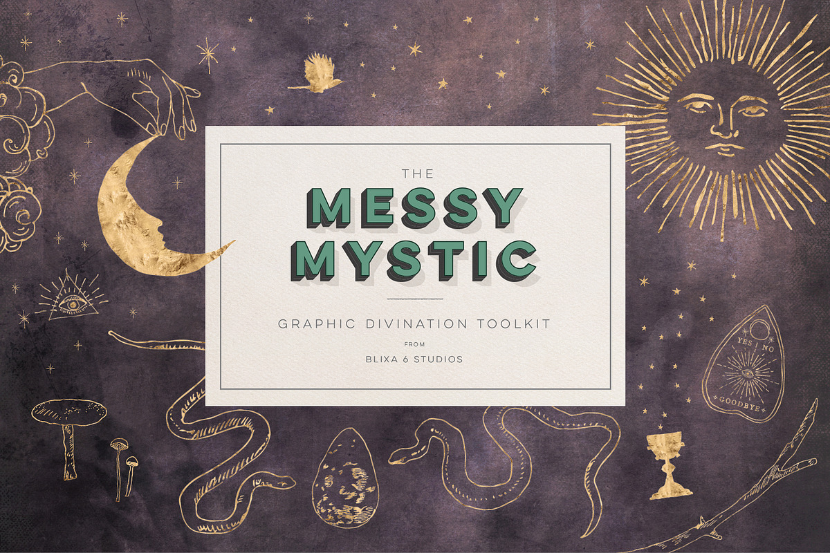 Cosmic Astrology, Magic & Tarot Set, an Object Graphic by Blixa 6 Studios (Photo 19 of 68)