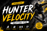 Hunter Velocity, a Script Font by Yoga Letter (Thumbnail 1 of 10)