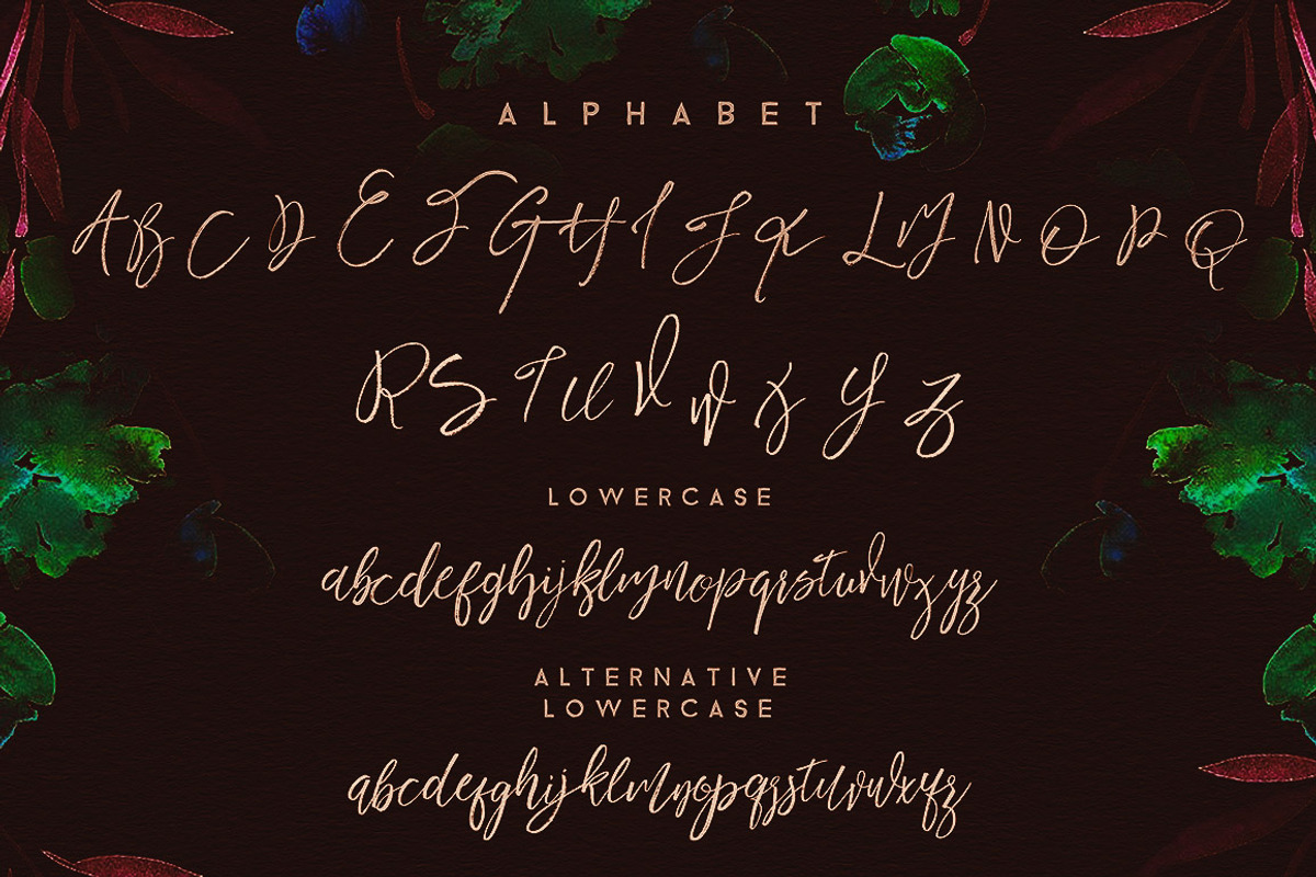 Harmony King - Brush Font preview 3