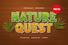 Nature Quest - Playful Rugged Font