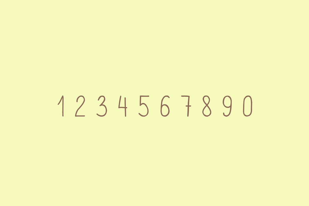 Bebekvi TTF hand written typeface preview 4