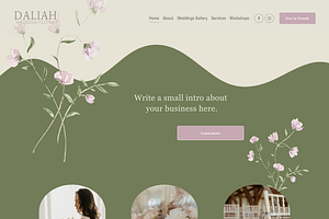 Dahlia Squarespace 7.1 Template