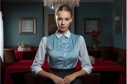 Experienced Professional chambermaid, a Person Photo by Ylivdesign