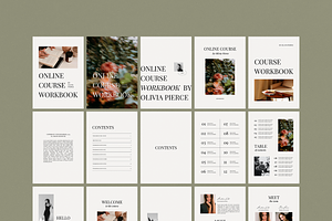 Workbook Template Canva