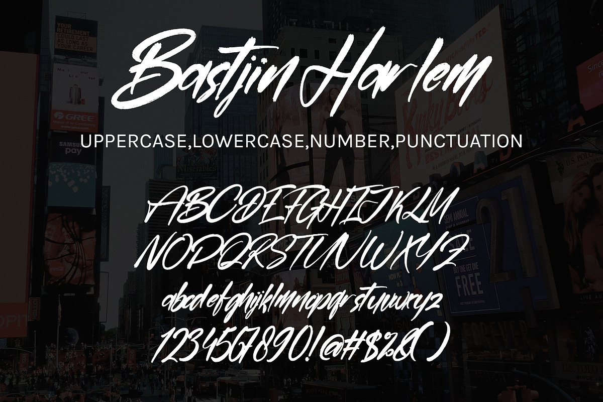 Bastijin Harlem, a Font by HaKi Studio (Photo 5 of 5)