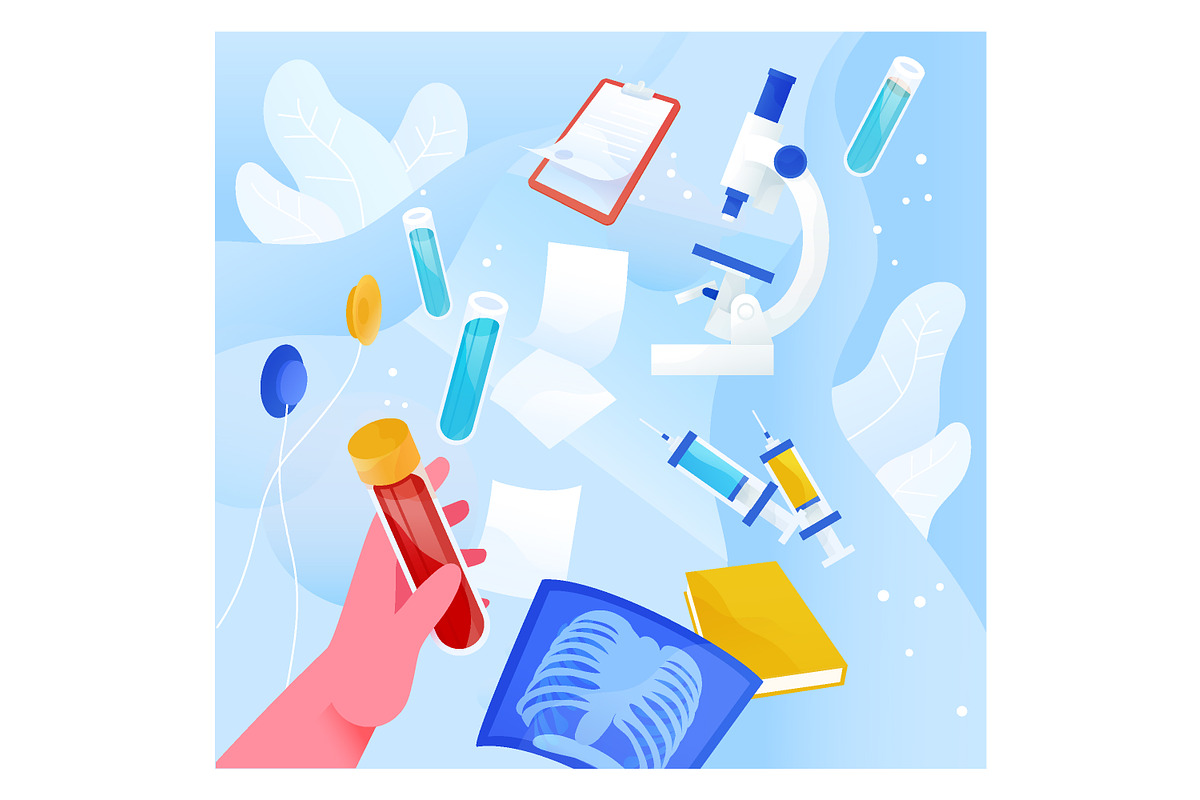 Diagnostics concept, a Healthcare Illustration by Good Studio (Photo 2 of 3)