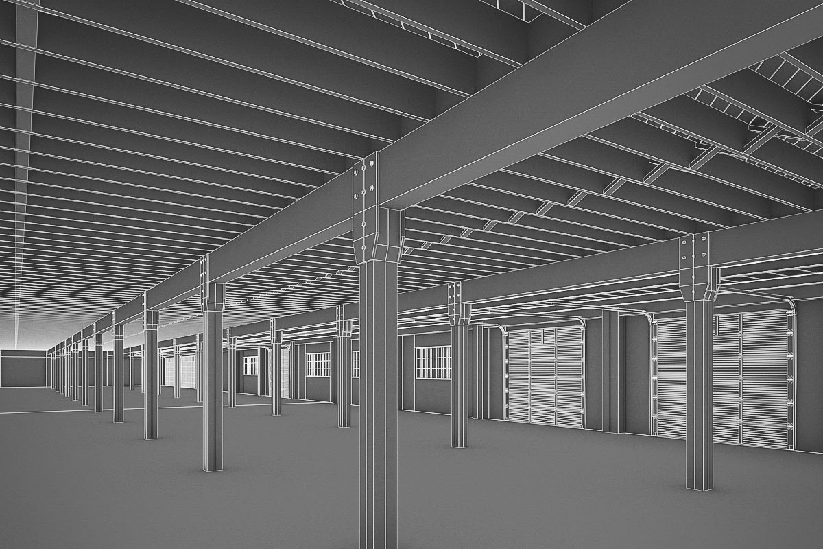 Art Deco Industrial Interior, an Architecture 3D Model by 3DNUTS (Photo 2 of 12)