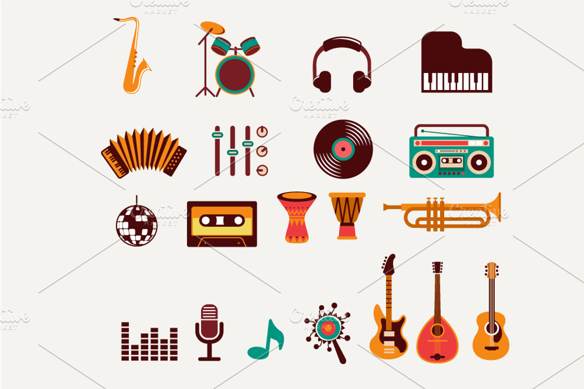 Music infographic, an Illustration by Marish (Photo 2 of 3)