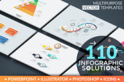 110 Infographic Solutions. Part 1, a Presentation Template by Andrew Kras Design (Thumbnail 1 of 10)