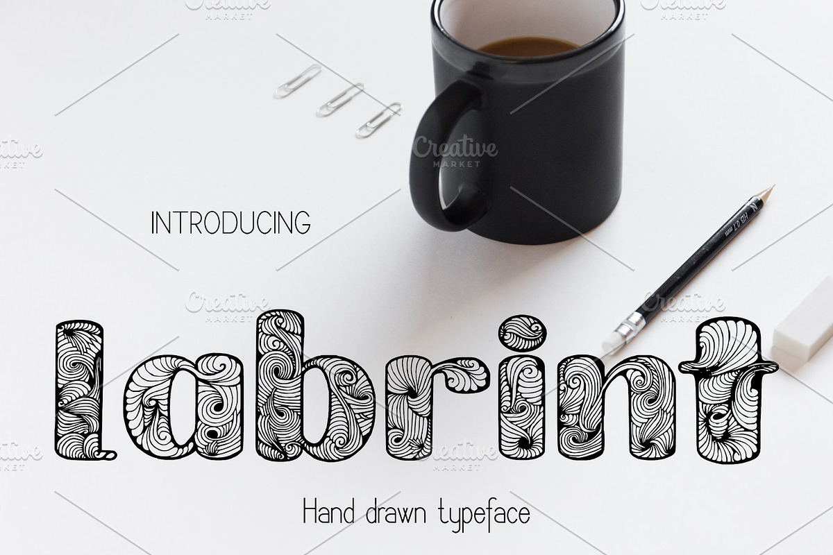 Labrint font preview 3