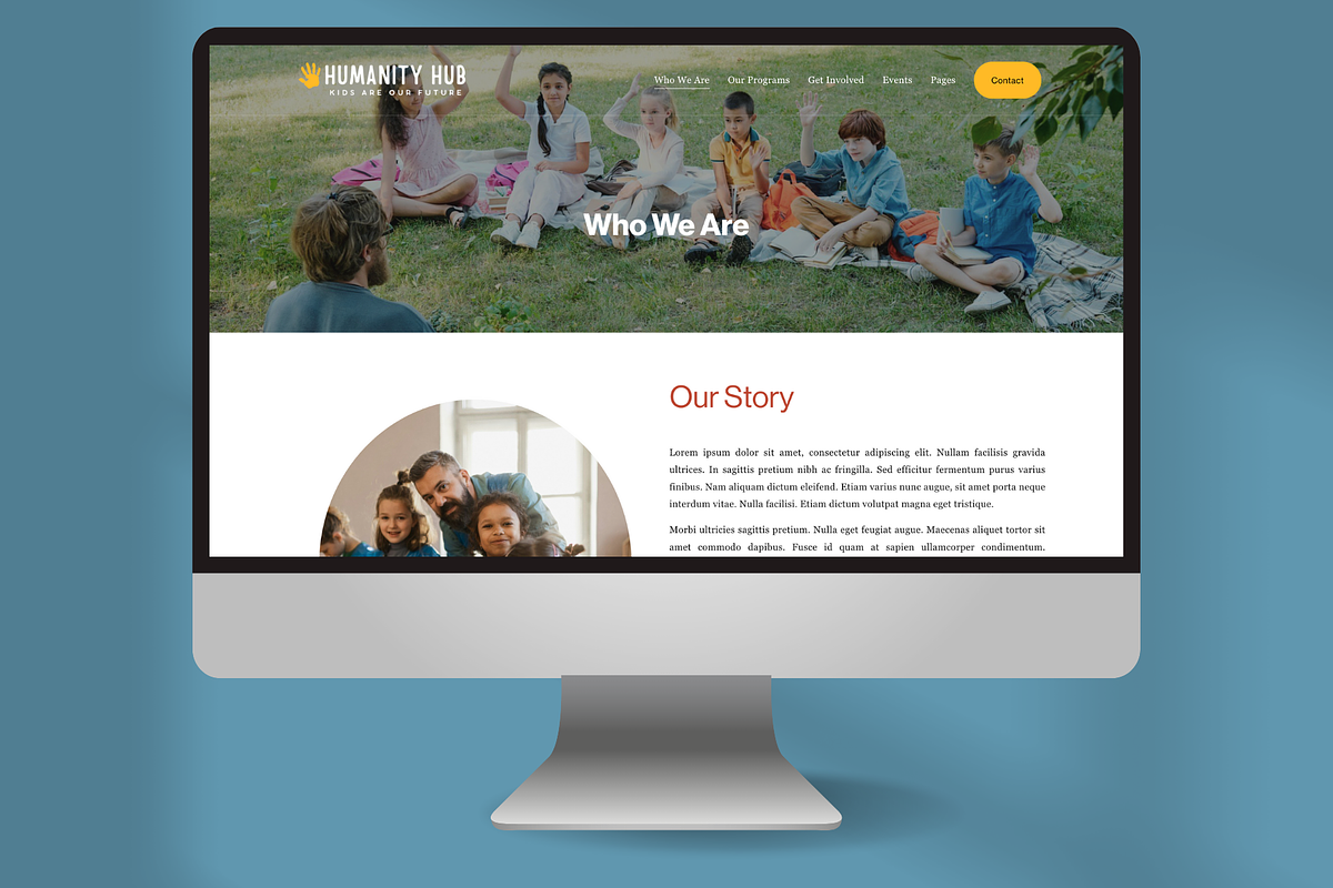 Nonprofit Squarespace Website, a Squarespace Template by Wynn Solutions (Photo 4 of 4)