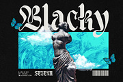 Moxy Rush Blackletter Typeface, a Blackletter Font by alit design (Thumbnail 9 of 20)