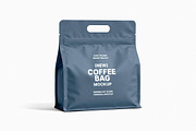 Coffee Pouch Mockup with Handle, a Packaging Mockup by Design Squad (Thumbnail 2 of 4)