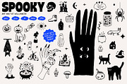 Spooky funny vector illustration, an Illustration by dicreate (Thumbnail 3 of 11)