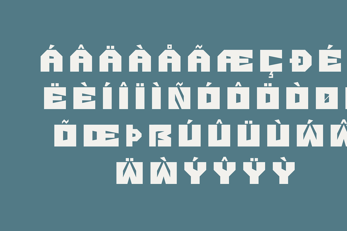 ADV1784 | Chunky san-serif display, a Sans Serif Font by OneTen The Studio (Photo 3 of 6)