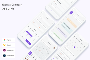 Event & Calendar App UI Kit