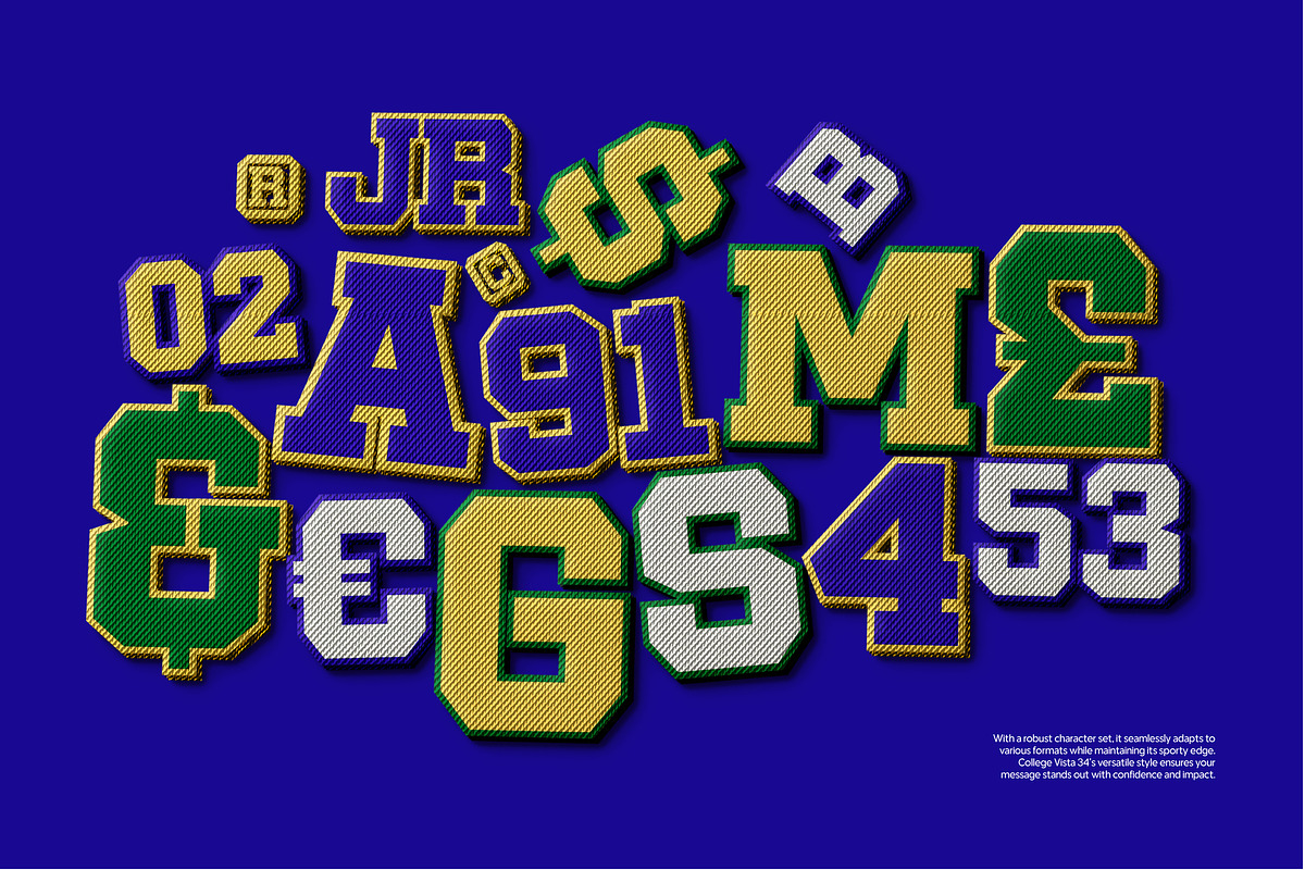 College Vista 34 - 9 Fonts, a Slab Serif Font by Casloop Studio (Photo 3 of 9)