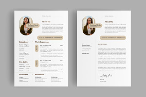 Minimal Resume Template, a Resume Template by afsar.hossain